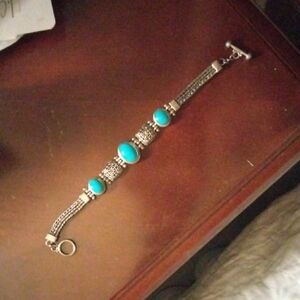 925 Sterling Turquoise Bracelet